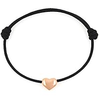 Dezentes KOMIMAR Herzchen Armband HEART OF STEEL - rosé - Edelstahl - viele Tau Farben - Weihnachtsgeschenk - Geschenk - Freundschaftsarmband - verliebt - Liebe - Geburtstagsgeschenk - Geschenkidee - Herz - Herzchen Armband - Ich Liebe Dich - Frauen Armband - Kinder Armband - Damen Armband