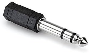 GS33 SYSTEM. 6.35mm Stereo Jack to 3.5mm Stereo Plug Adapter black