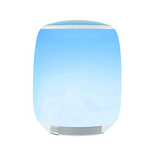 Preisvergleich Produktbild Pawaca Bluetooth Lautsprecher Lampe Wireless Light Lautsprecher Nachttischlampe mit Bluetooth Speaker Tragbares Musik Sound Box LED Nachtlicht Touch Control Farbwechsel Lamp Wasserdichte Outdoor Lautsprecher mit 6000mAh Externer Akku / Freisprecheinrichtung / TF Karte Unterstützt / Aux-in-Funktion