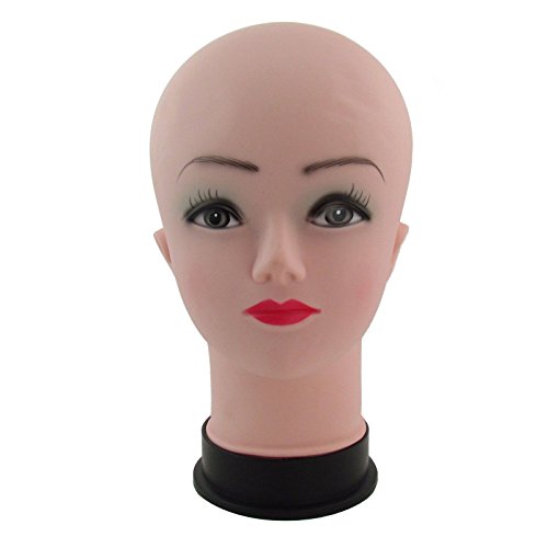 Preisvergleich Produktbild GYD Dekokopf, Mannequin, Perückenkopf, heller Teint Weiblich