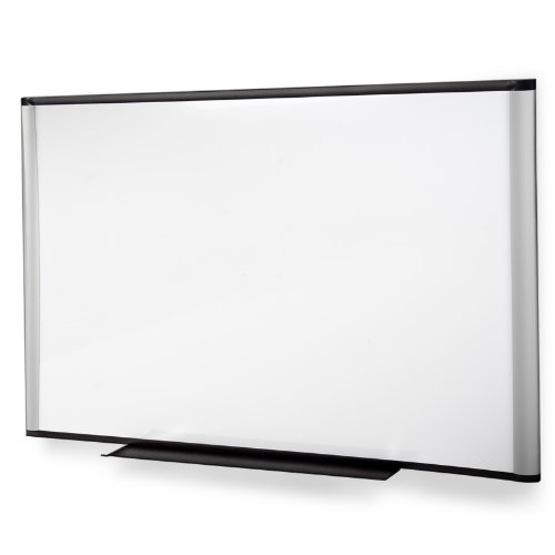 MOB Whiteboard Premium S Line | Pearl Silber | Größe wählbar - mit Alurahmen, magnethaftend, emailliert