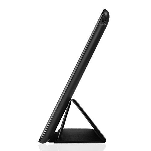 EasyAcc Lenovo Tab 2 A10-70 / Lenovo TAB3 10 Plus / Tab 2 A10-30 Hülle, Ultra Dünn Hochwertiges PU Leder Case – mit Standfunktion und Automatischem Schlaf Funktion für Lenovo TAB3 10 Plus/ Tab 3 10 Business/ Tab 2 A10-70/ A10-70F/ A10-70L / Tab 2 A10-30/ A10-30F/ A10-30L (Schwarz, Kunstleder, Ultra Dünn) - 5