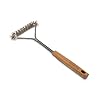 Grillbrste Mit Edelstahlborsten 41 X 18 Cm Von Grillsome Praktische Edelstahlbrste Mit Griff Aus Akazienholz 3 Seitigem Brstenkopf Zur Grillreinigung Extra Dicke Borsten Top Grill Zubehr