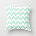 Produktbild Home Decor Throw Pillow Covers New Chevron Mint Green & White Pillowcase Fashion Decoration pillowcases