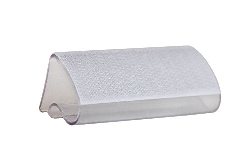 NAVA 50 Stück Klett Kunststoff, Tafel Rock Schürze Clips