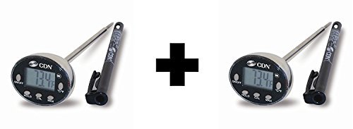 CDN Pocket Food & Cooking Thermometer Kitchen/Bbq/Meat/Poultry 450ÁF (2-Pack)