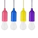 Produktbild VORCOOL 4pcs Pull Cord Light - Multifunktions Tragbare LED hängende Camping Laterne-Indoor/Outdoor-Lampe für Haus, Garage, Terrasse oder Zelt - Einfache Installation