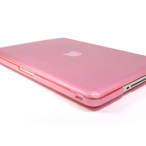 Incutex Notebookhülle für Apple Macbook Pro 15″ Zoll Hardcase, Schutzcase, Etui, Transparent Pink - 2