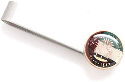United Arab Emirates Coin Tie Bar Clip Tiebar Tieclip Jewelry Dubai Abu Dhabi Rich Wealthy Middle East Oil UAE Military Base Air Force