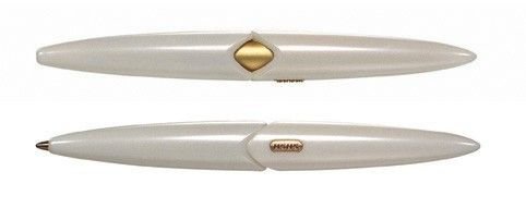 usus.isis gold +++ ballpoint pen with MAGNETIC MECHANICS SYSTEM +++ made of hi-tech ceramic (zirconium oxide) +++ BERLIN DESIGN +++ black ink