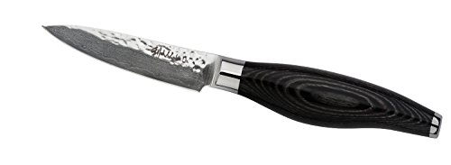 Wakoli Damastmesser (Officemesser) japanischer Damaststahl VG-10, mit Holzverpackung, Wakoli Takko Serie - 2