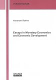 Image de Essays in Monetary Economics and Economic Development