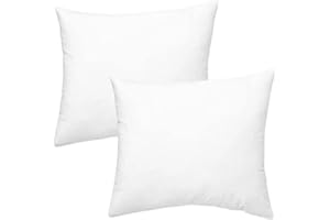 BL BELUM BELUM | Pack X 2 Relleno de cojín (50x50cm); Relleno de cojín Fibra Hueca peinada con Aloe Vera; Relleno de cojín Fibra Hueca siliconada Tacto Pluma; Relleno de cojín Suave