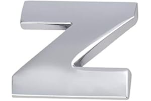 BINGOHOBBY 3D Metal Alfabeto Calcomanías y pegatinas Emblemas 4.5cm DIY Coche y moto LOGO