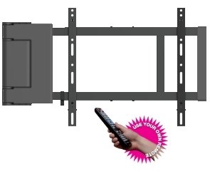Soporte TV de Pared con Motor y Mando a Distancia. para TV Desde 37
