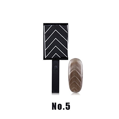 1Pcs Cat Eye Magnet Cat Eye Pen Strip Magical Magnet Stick DIY Magic 3D Magnetic Cats Eye Polish UV Gel Polish Cat Eyes Nail Art (NO.5)