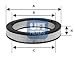 Produktbild UFI 30.811.00 Luftfilter