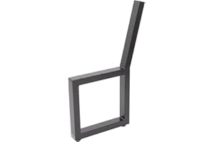 ‎BENTATEC Bankgestell Sitzbank Bank Stuhl Esstisch Sitzecke Metall DIY Gestell Gartenbank (EInzeln, Schwarz matt RAL 9005)