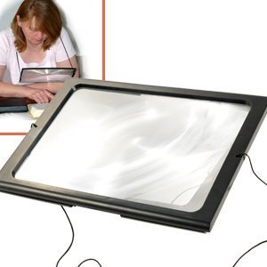 Surepromise - Lente di ingrandimento a mani libere nuova con luce LED e cinghia da collo, ideale per lettura, cucito, artigianato, hobby