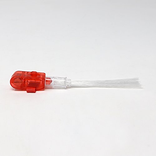 COM-FOUR® LED Fingerlichter mit leuchtendem Fiberglas im 8er-Set - 7