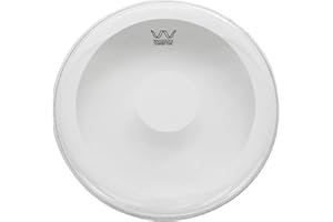 Wambooka Hammer Tone- Pelle trasparente monostrato pre intonata da 10mil. Disponibile nelle misure: 8” – 22”. (22″ 0.250MM HAMMER TONE CLEAR WITH WHITE CIRCLE)