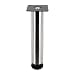 Produktbild 4 Stück - GedoTec® Edelstahl Möbelfüße Sockelfüße höhen-verstellbar | Verstellfuß Ø 42 mm | Höhe 200 mm | Montageplatte 63 x 63 mm | Schrankfuß +25 mm höhenverstellbar | Markenqualität für Ihren Wohnbereich