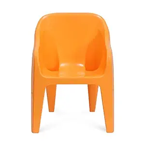Nilkamal EEEZY Gem Kids Strong and Durable Plastic Chair (Orange)