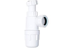 STOCKSALE 40Mm 1 1/2" Telescopic Waste Bottle Trap (76Mm Seal) Bathroom Kitchen Basin Sink