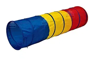 FunBlast Tunnel Tent for Kids, Foldable Outdoor Tunnel for Toddlers, 6 Feet Long Tunnel Tent for Kids, Girls and Boys, Pop-Up Activity Toys (Multicolor)