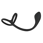 Black Velvets Cock + Ball ring, schwarz