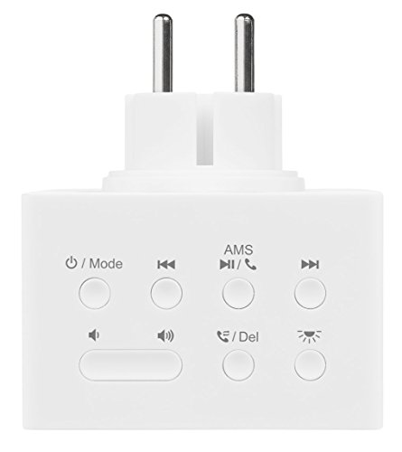 MEDION LIFE P65700 Steckdosenradio mit Bluetooth- Funktion, Bluetooth 4.2, NFC, PLL UKW Radio, integriertes Nachtlicht, weiß - 5