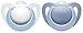 Produktbild NUK Genius Silikon-Schnuller, für zarte Neugeborene, 0-2 Monate, Blau (Boy), 2 Stück