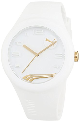 Puma Time Damen-Armbanduhr PU-FORM WHITE GOLD Analog Quarz Silikon PU103001013 Puma Time Damen-Armbanduhr PU-FORM WHITE GOLD Analog Quarz Silikon PU103001013