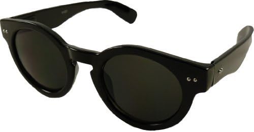 60's 'Spyder' Sunglasses - Black