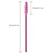 eBoot Disposable Eyelash Mascara Brushes Makeup Applicators Brush Kit (Rose and Pink, 100 Pieces)