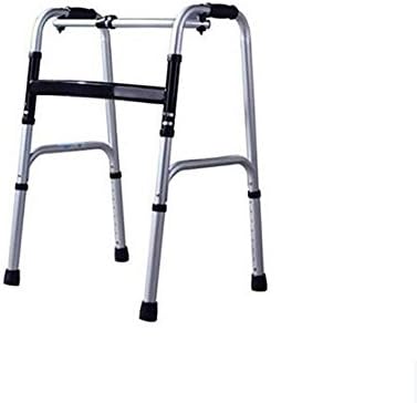 Senior Citizens Stainless steel walk aids Rehabilitation equipment Can be folded Four-foot crutches with wheels