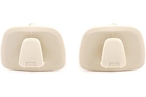 Szaerfa Autodachhaken, Zubehör, Kleiderbügel, Innenausstattung, hintere Reihe, Hakenverkleidung für Volvo 18–20, Modell XC40, XC60, XC90, 16–20, Modell S90, V90 (beige)