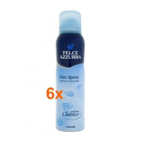 PAGLIERI - Felce Azzurra deodorant classic 6x 150ml