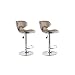 Produktbild Angel – 2 x Barhocker GRAU TAUPE