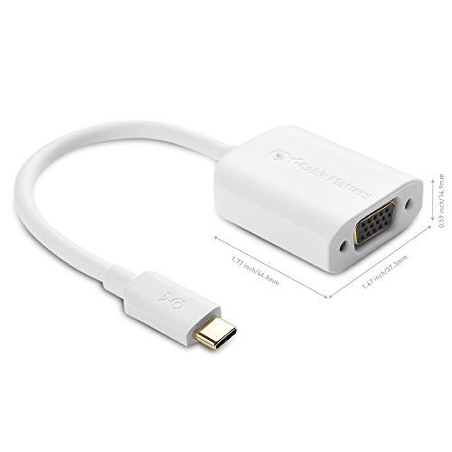 Cable Matters® USB 3.1 Type C (USB-C) auf VGA Adapter Weiß - 2