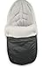 Cuddles Collection Showerproof Fleece Lined Carseat Footmuff (Grey)