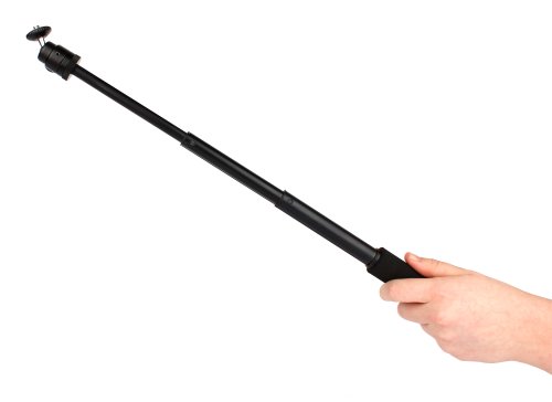 Tr  pied Perche Selfie DURAGADGET 2 en 1 extensible pour Ricoh Theta S  Canon Elph 360 HS  PowerShot ELPH 180 et 190 IS appareils photo num  riques compacts - pieds solides