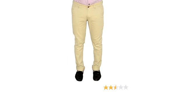 Cotton Lycra Trouser Cream 