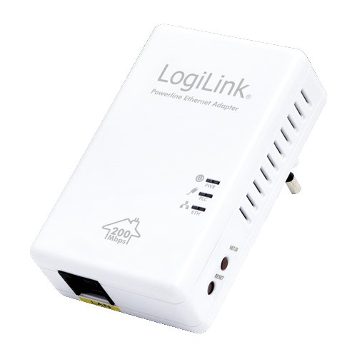 Preisvergleich Produktbild LogiLink PL0007 Powerline Ethernet Adapter, 200Mbps