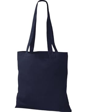 Stoffbeutel Baumwolltasche Beutel Shopper Umhängetasche viele Farbe french navy