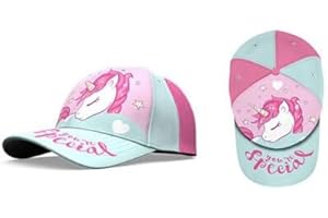 KIDS LICENSING Summer Cap, Kids Baseball Cap, Sun Hat, Girls Accessories Ages 3-7 Years Small(S) with Colour Featuring Popular TV Characters