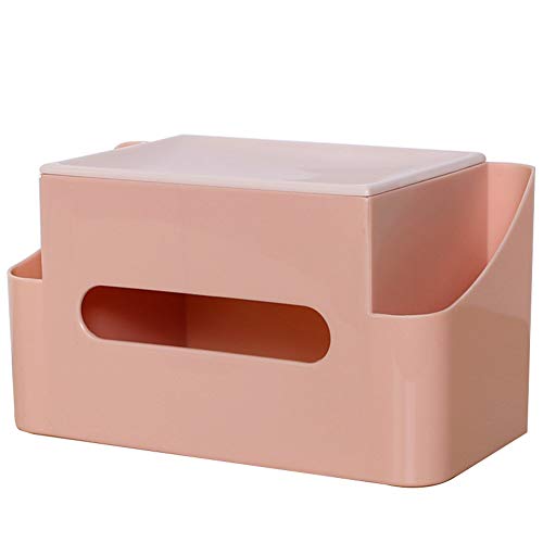 SdoubxM Storage Boxes Holder for Tissue Paper Bathroom Living Room Wall Mounted Tissue Holder Box Shelf Storage Rack Case - Red