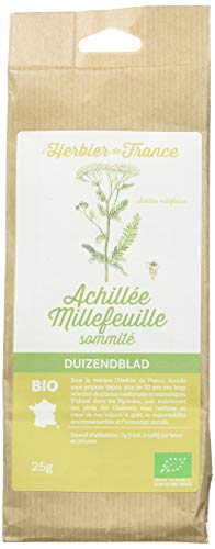 L'Herbier de France Achillée Millefeuille Sommités Bio Sachet Kraft 25 g