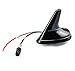 Produktbild Watermark WM-9040AC Shark Antenne Dachantenne COMA Stecker Golf 3 Passat 35i Polo 6N Punto Panda Stilo Bravo 500C mit Verstärker, Piano schwarz