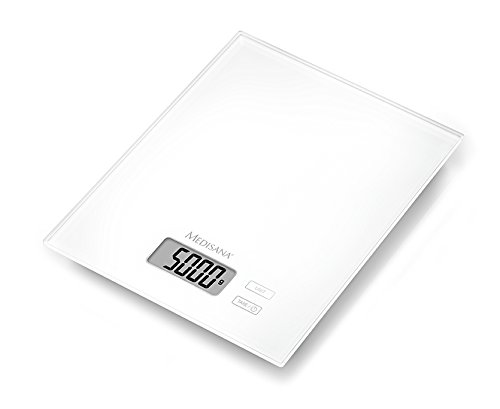 Medisana 40463 KS 210 Küchenwaage, 22,40 x 18,40 x 1,70 cm, weiß - 2